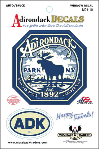 Adirondack Park Majestic Moose Sticker