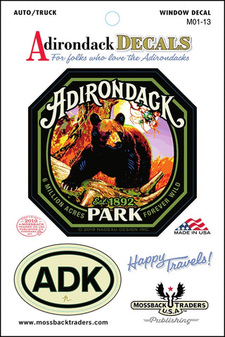 Adirondack Park Prowling Bear Sticker