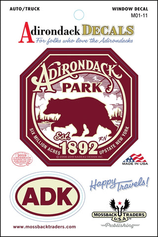 NEW Adirondack Park Bear Sticker