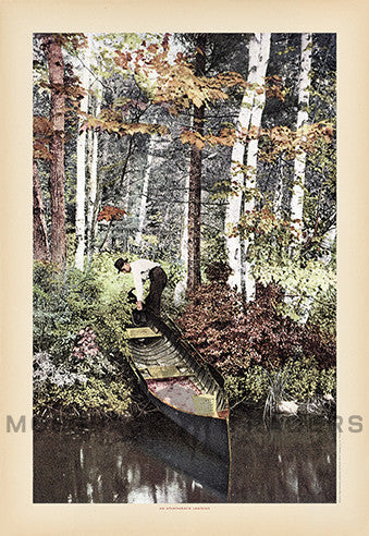 An Adirondack Landing Print