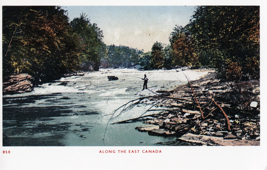 Along the East Canada Postcard