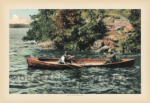 Fishing in the Adirondacks Print