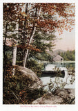 Old Mill at Bartlett's Carry Postcard