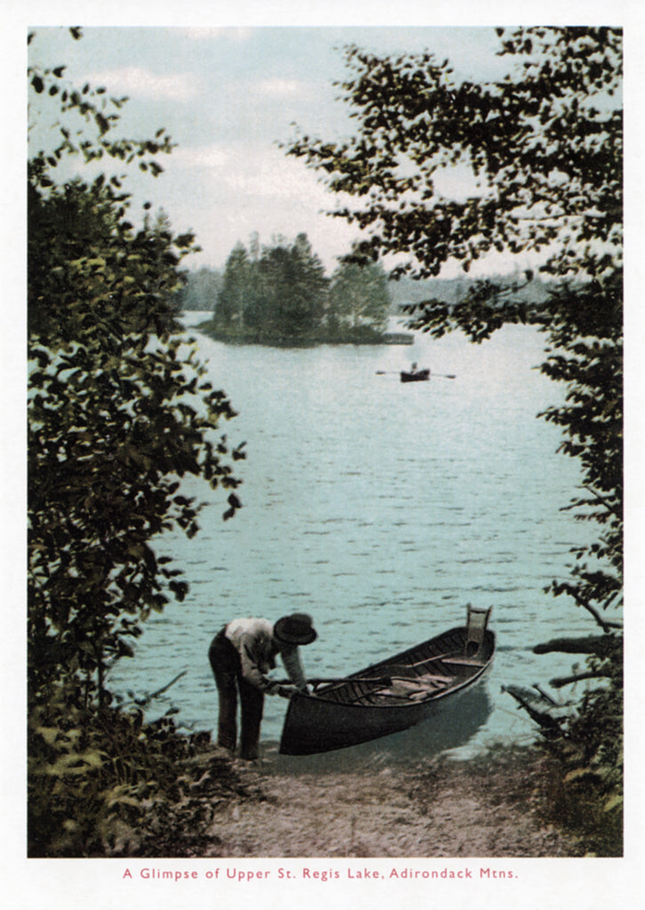 Upper St. Regis Lake Postcard